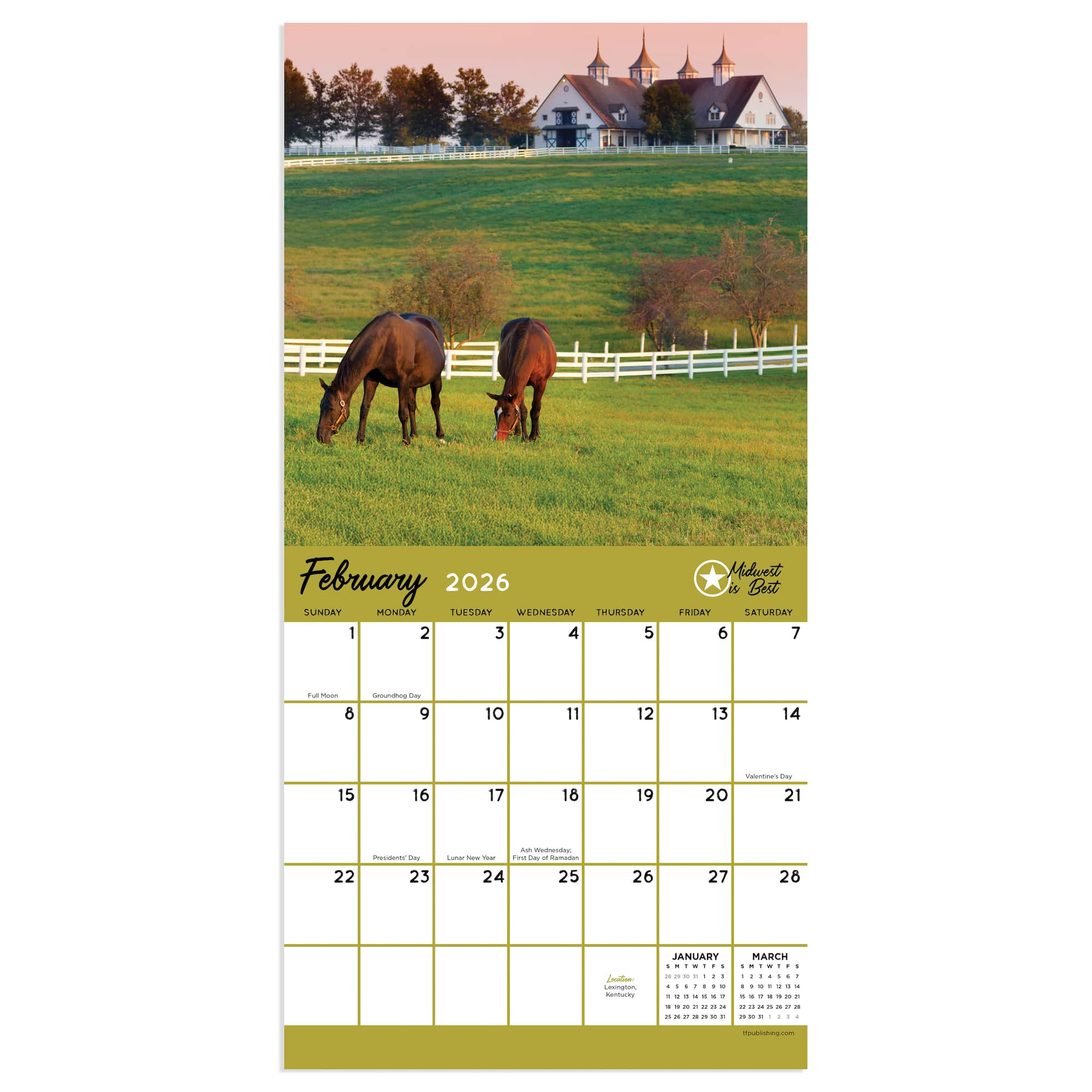 2026 Midwest Is Best Mini Calendar